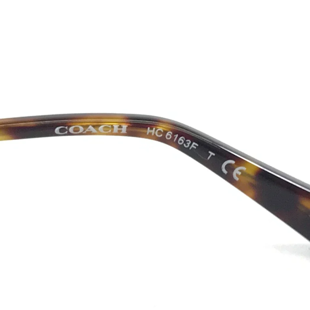 Coach Eyeglasses Frames HC6163F 5120 Dark Tortoise Pale Gold Asian Fit 54-17-140